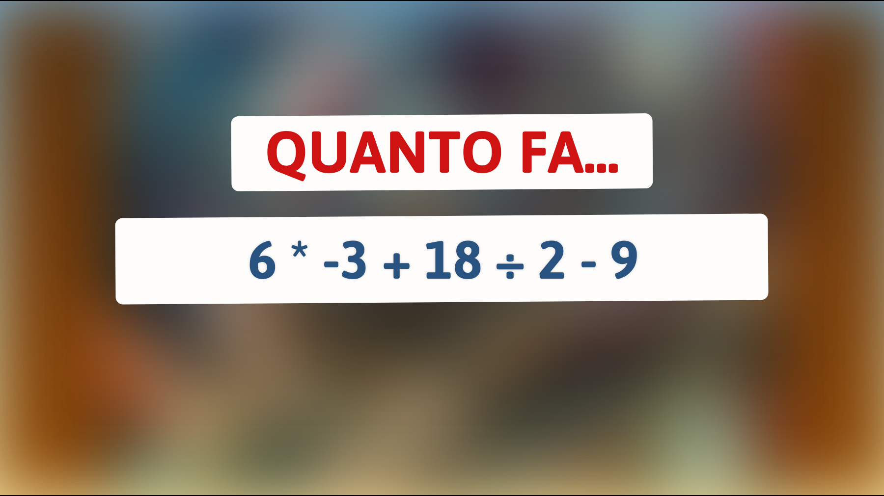 Vuoi scoprire se sei davvero un genio della matematica? Risolvi questo enigma e mettiti alla prova!"